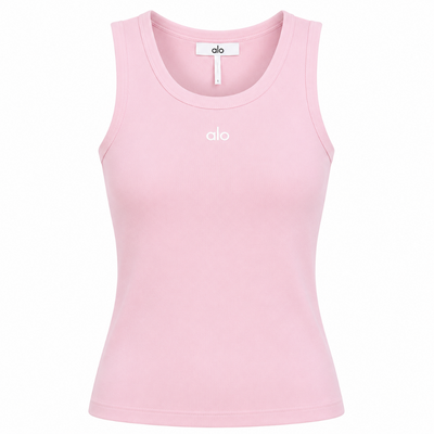 T-shirt Sans Manches Femme - Rose Poudré