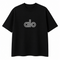 T-shirt Logo Strass - Noir