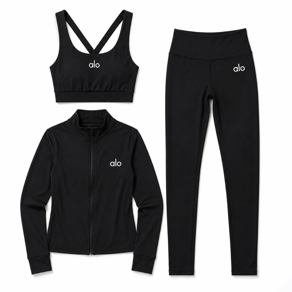 Ensemble 3 Pièces - Brassière, Veste & Legging