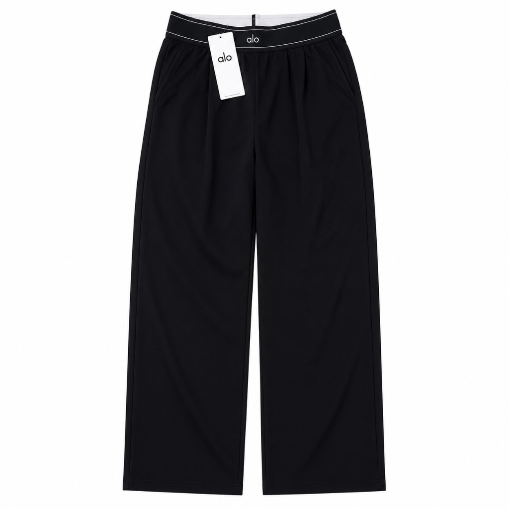 Pantalon Wide Leg Noir