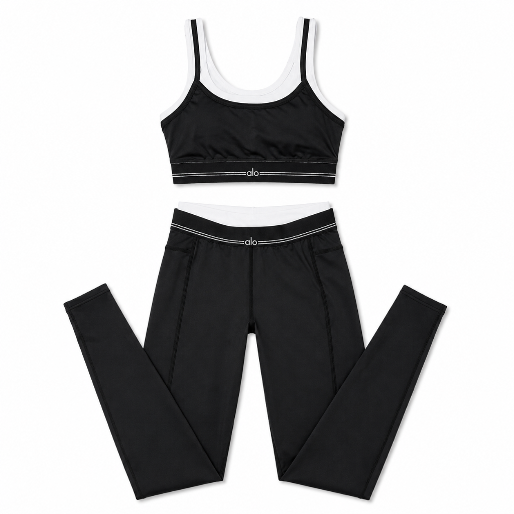 Ensemble Noir Intarsia