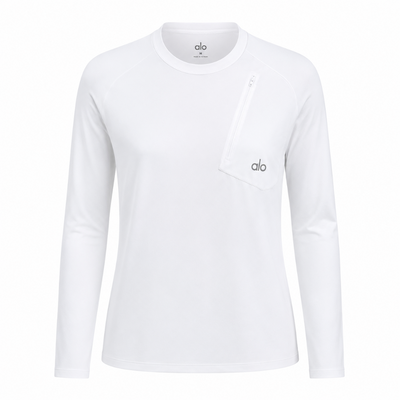T-shirt Manches Longues Homme - Blanc