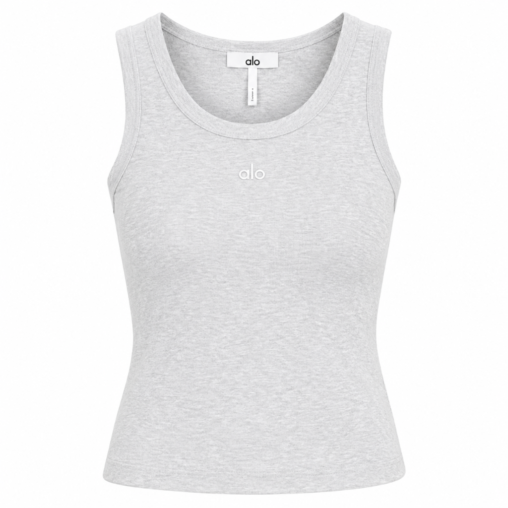 T-shirt Sans Manches Femme - Gris Chiné